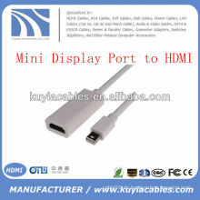 Mini Display Port zu HDMI Adapter Kabel M / F Stecker auf weiblich für Macbook